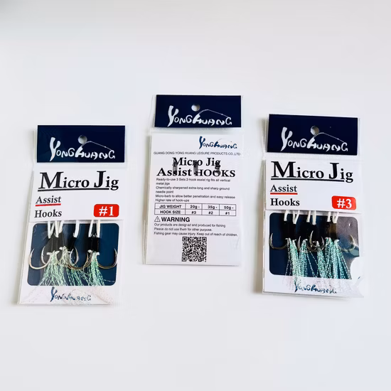 Angelhilfshaken für Micro Jigs